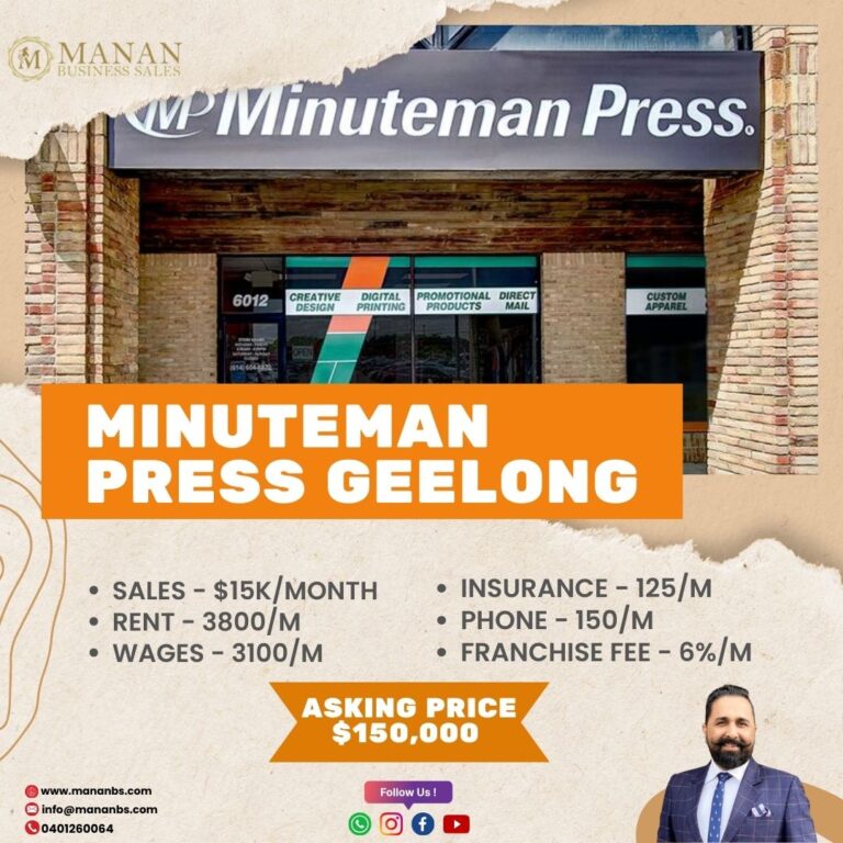 minuteman press franchise fo sale