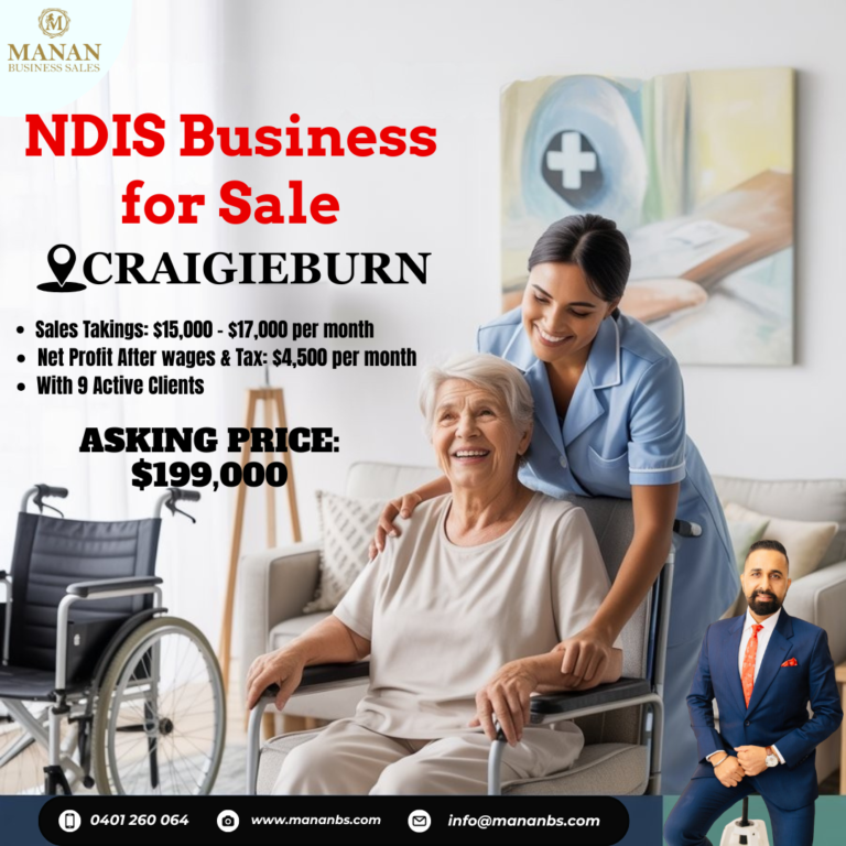NDIS Business for sale In Craigieburn