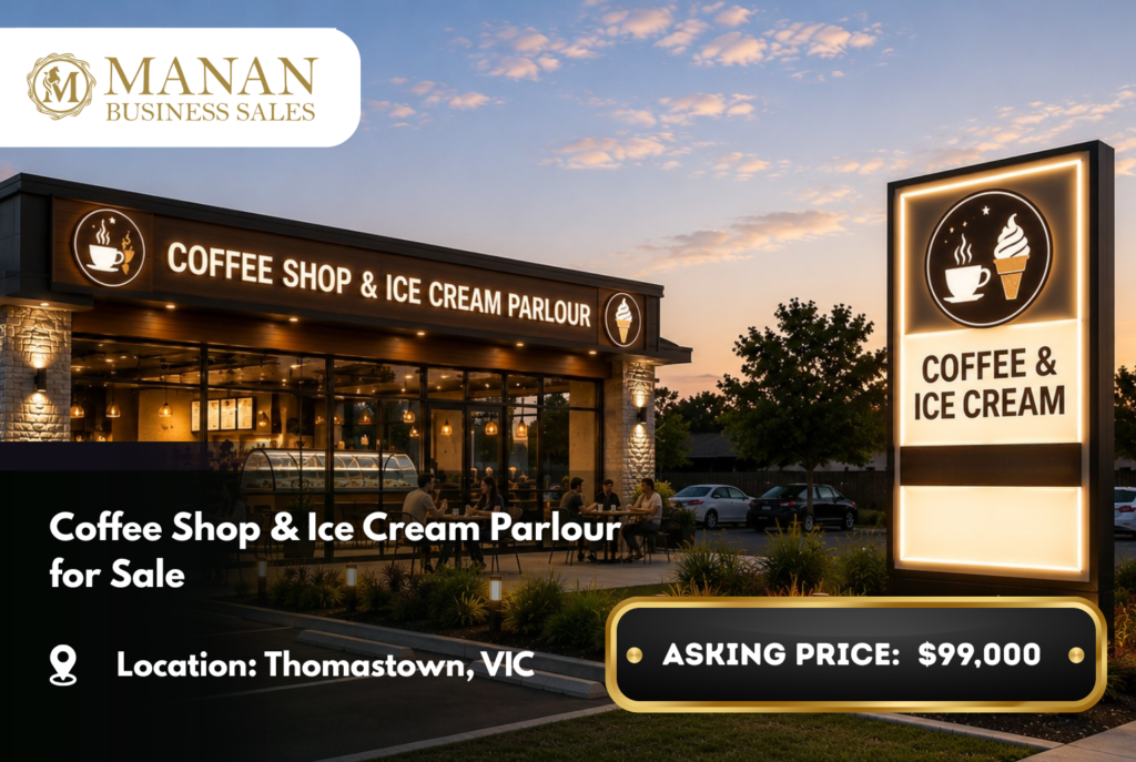coffee shop & ice cream parlour for sale