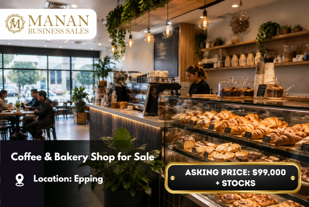 coffee & bakery shop for sale near epping